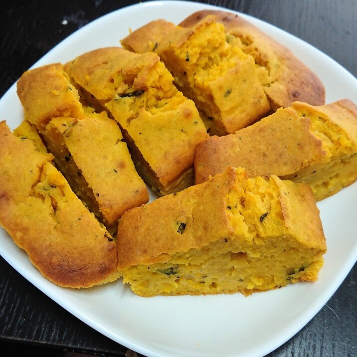 HMで☆簡単♪かぼちゃケーキ